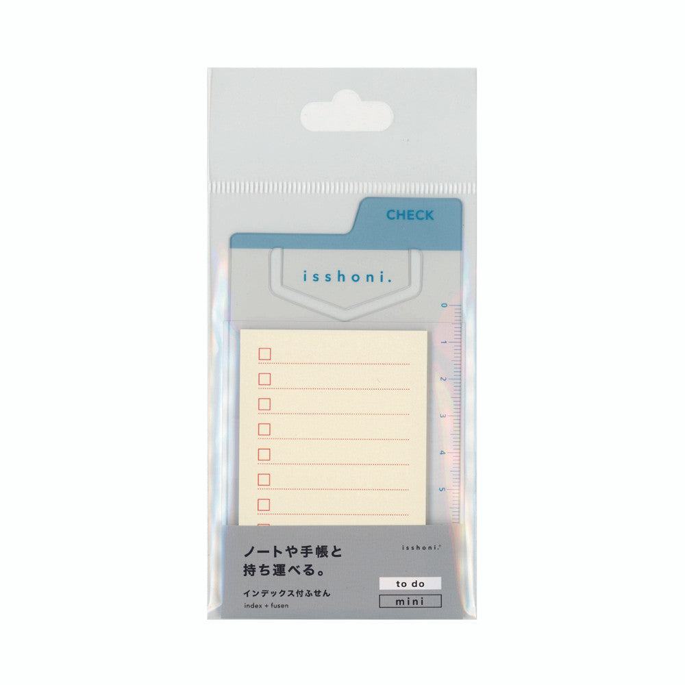 DAIGO isshoni. Index + Fusen Mini Sticky Notes (To Do)