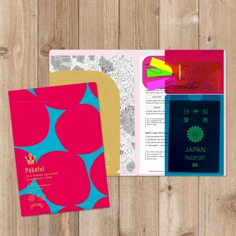 Pokeful Multi-Functional File – Passion Bubble (A5 Size)