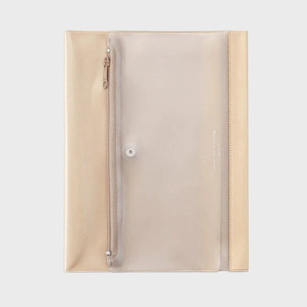 DAIGO isshoni. B6 Pen Case + Planner Cover (Beige)