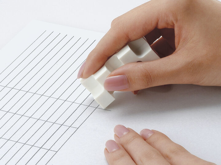 KOKUYO Kadokeshi Mini Eraser – Blue & White (2-Color Set)