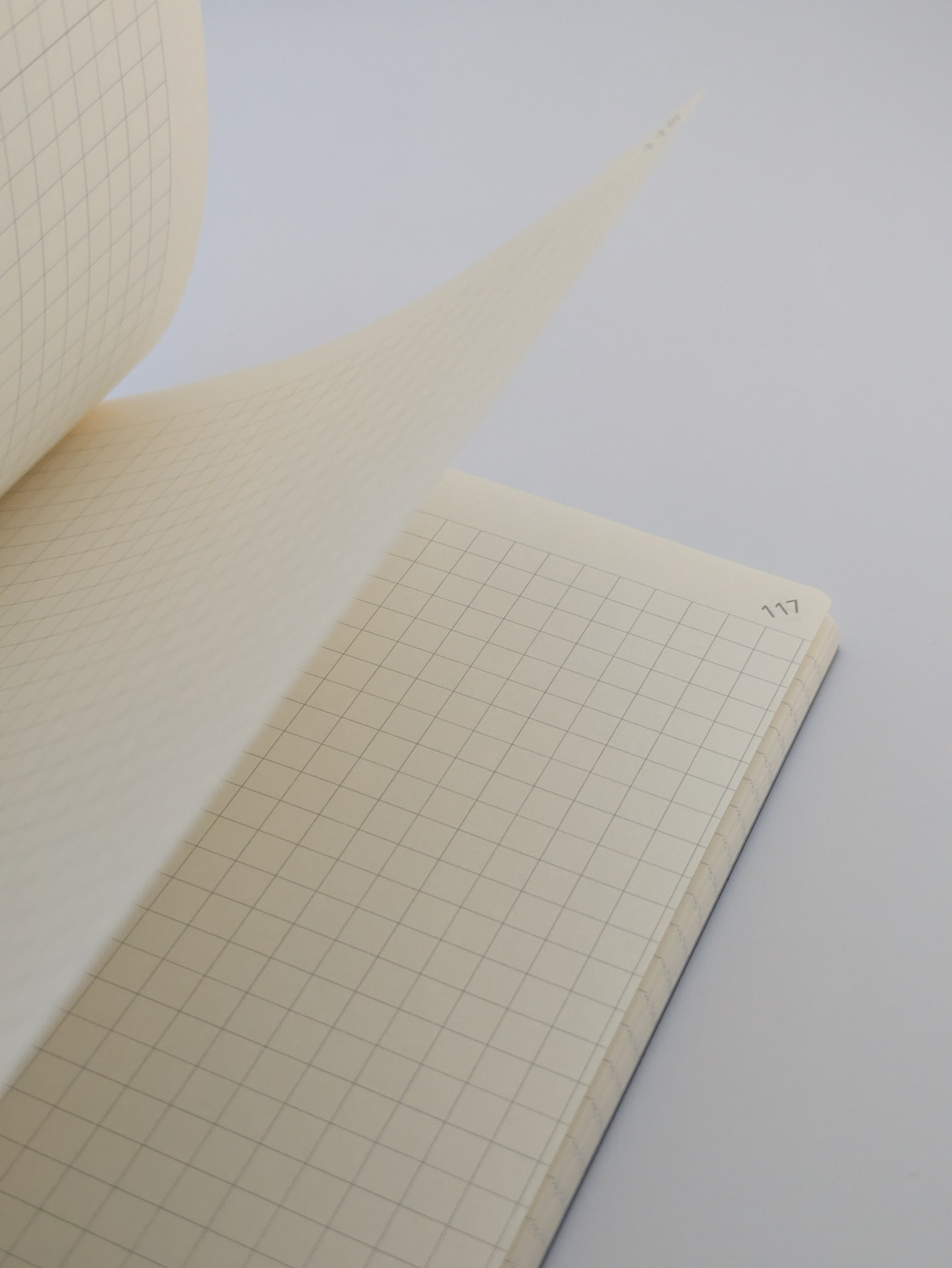 DAIGO isshoni. Grid Notebook B6 Light Grey