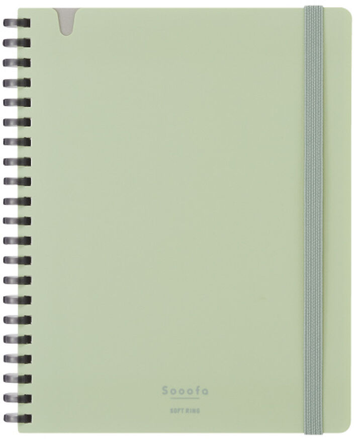 KOKUYO Sooofa Soft Ring B6 Notebook - Green