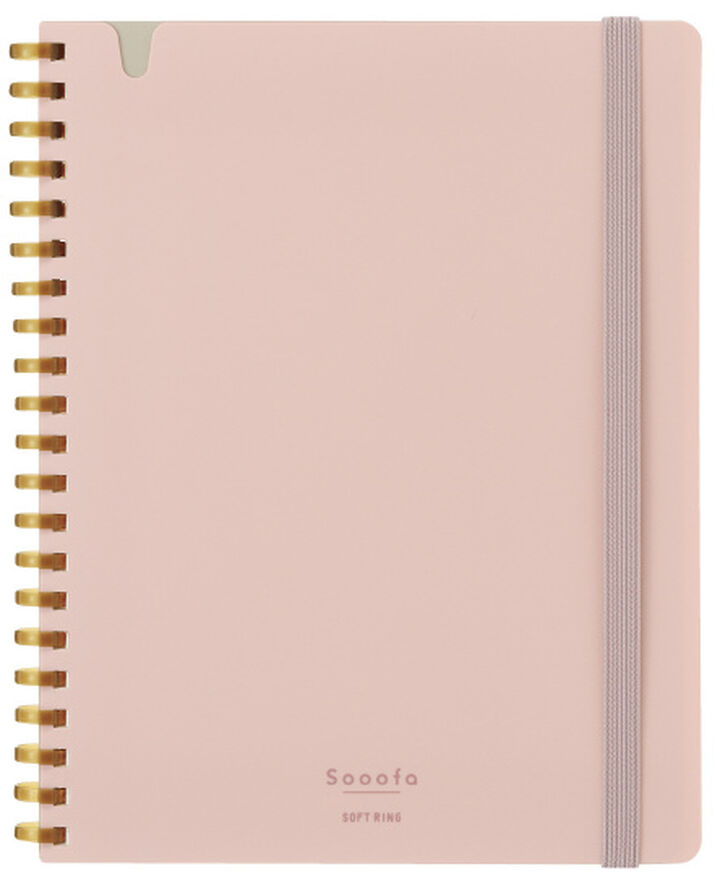 KOKUYO Sooofa Soft Ring B6 Notebook - Pink