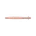 Multi-colour pen in coral on white background.