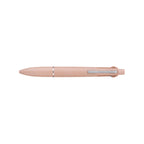 Multi-colour pen in coral on white background.